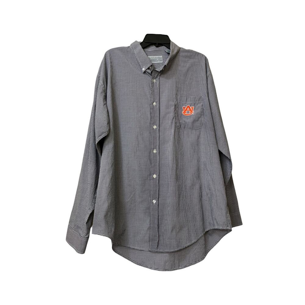 Auburn Tigers Campus Specialties gingham button-down long sleeve shirt size XXL - Picture 5 of 8